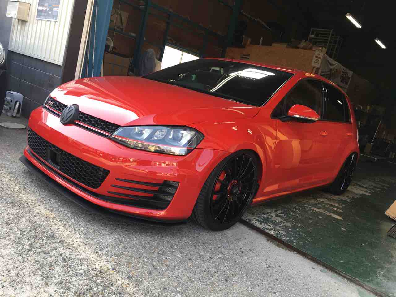 VWゴルフ7GTI HJSダウンパイプ取付 : H-SPORT BLOG