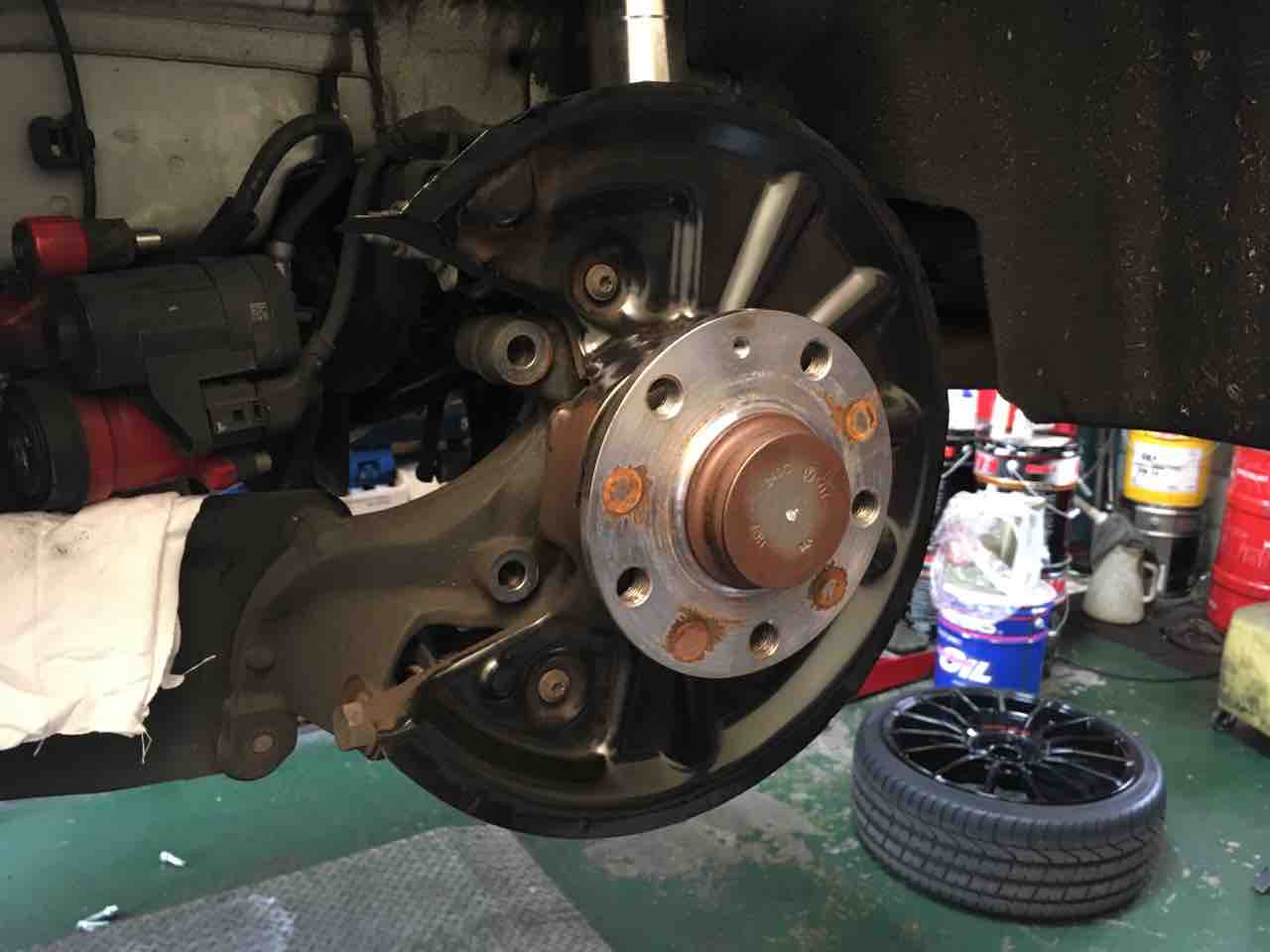 VWゴルフ7．5GTI リアブレーキアップグレード : H-SPORT BLOG