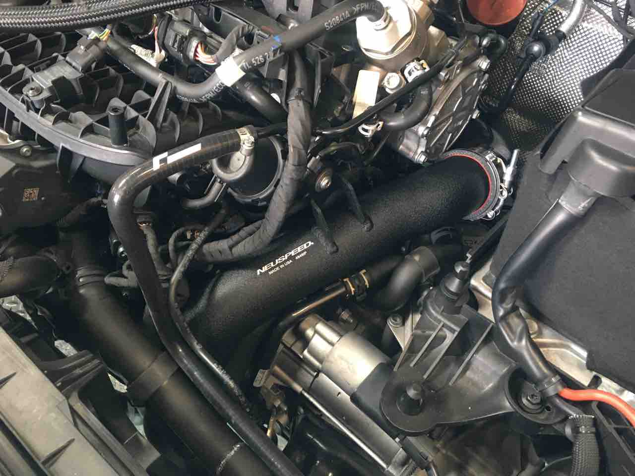 ターボマフラーデリートパイプ　EA888エンジン VW ゴルフ7 大口径 ターボインテーク インレット エルボー パイプ ＋