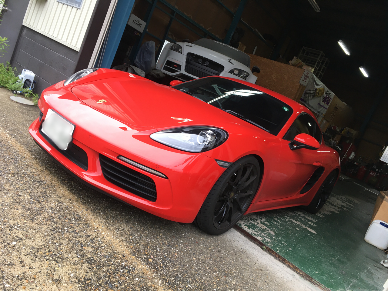 ポルシェ718ケイマン KWバージョン3取付 : H-SPORT BLOG