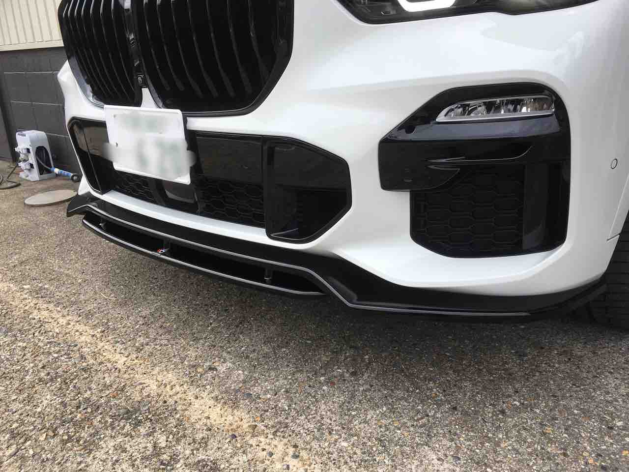 BMW X5 MaxtonDesignフロントスプリッター取付 : H-SPORT BLOG