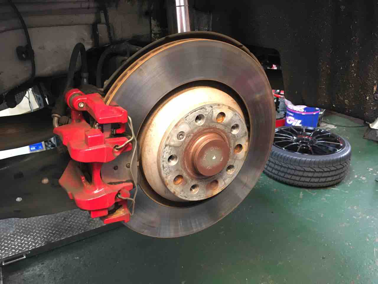 VWゴルフ7．5GTI リアブレーキアップグレード : H-SPORT BLOG