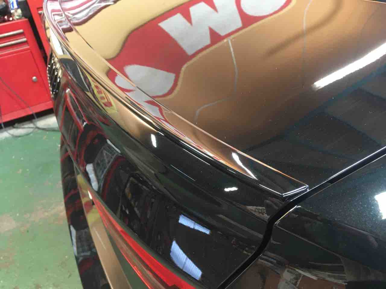 アウディS3 カーボントランクスポイラー取付 : H-SPORT BLOG