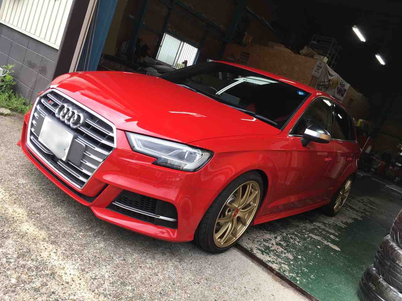 アウディS3 KWバージョン1取付 : H-SPORT BLOG