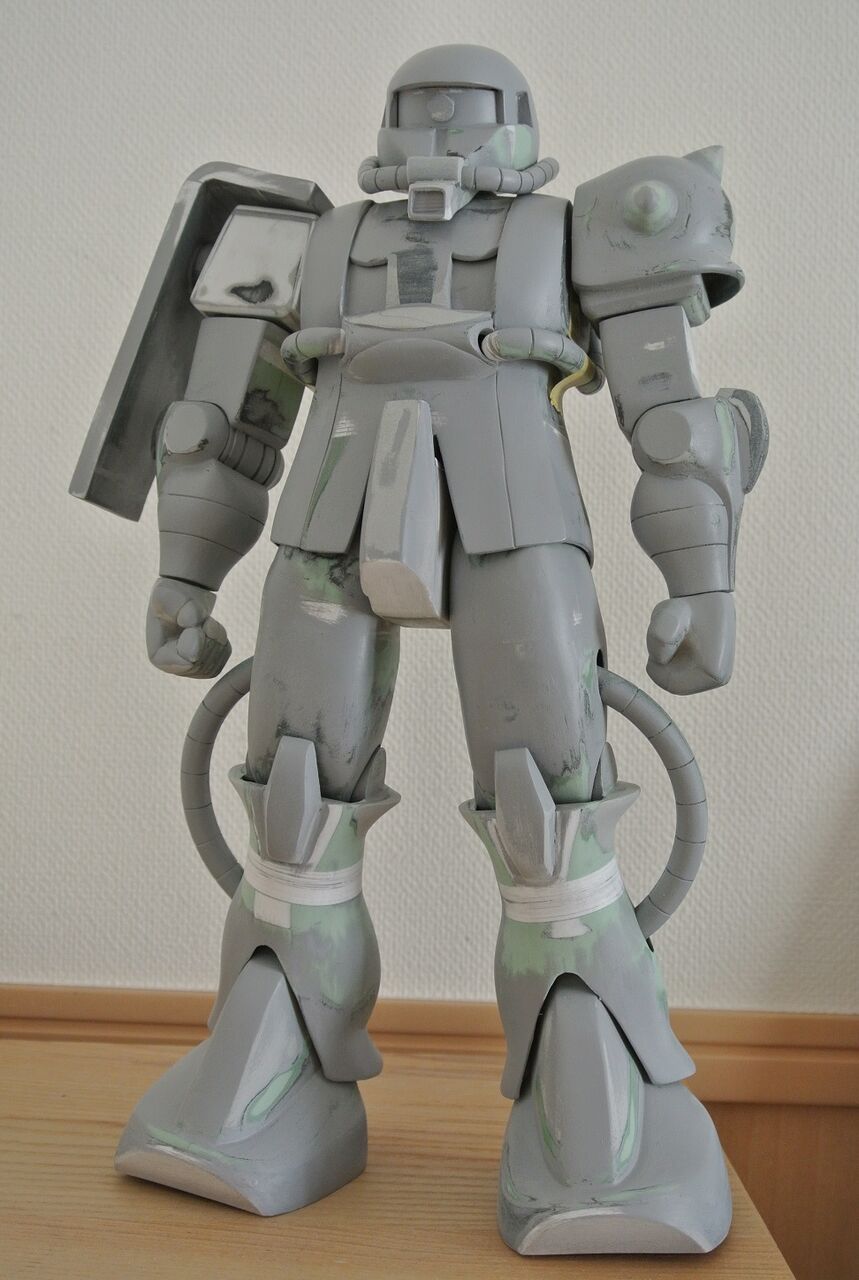 1/60 旧キット 量産型ザク+シャアザク : 新プラモ作っちゃお~