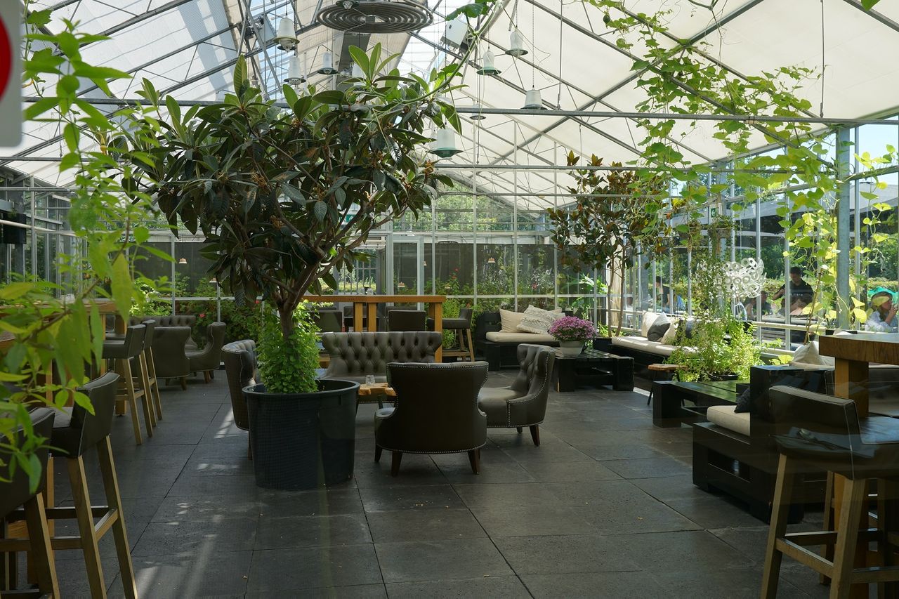De Kas アムステルダムの 温室 レストラン ２０１８夏旅no ４１ ようこそ 私の午後時間