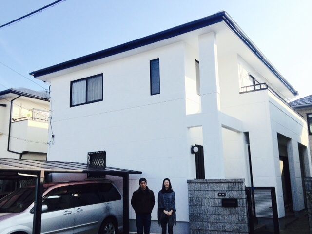 四日市市 ときわ町 T様邸 外壁ガイナ 屋根ガイナ 外壁塗装は株式会社 