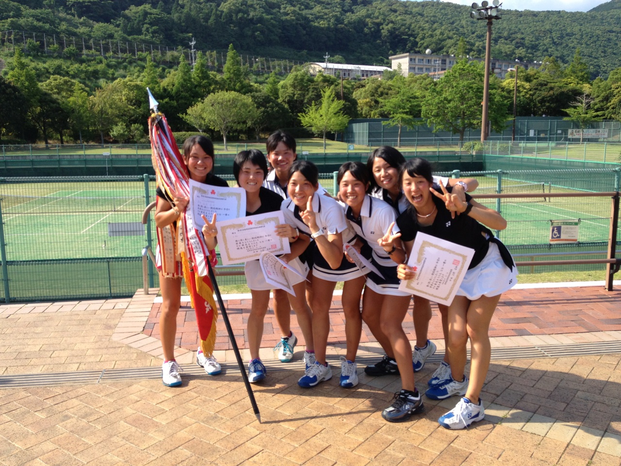 13長崎県高等学校総合体育大会テニス おもろテニスlife