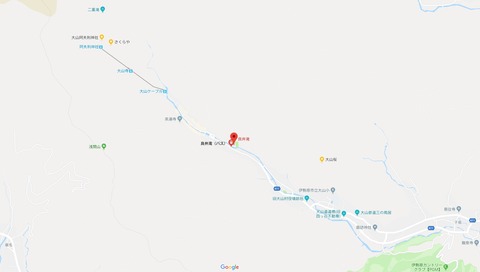良弁の滝 Googlemap 久良岐のよし