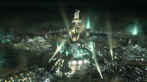 FF7ミッドガルの夜景 スクエア様より借り物