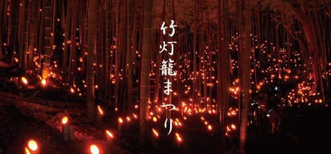 竹灯篭祭公式様 借り物 久良岐のよし