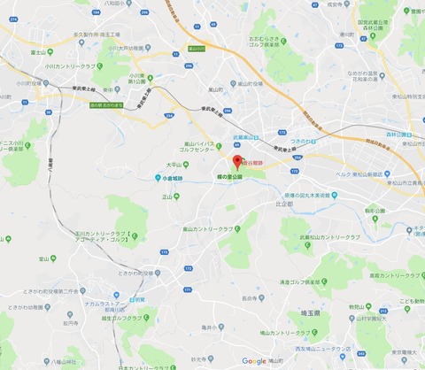 菅谷館周辺 久良岐のよし