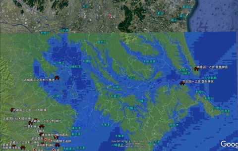 北関東縄文海進　久良岐のよし