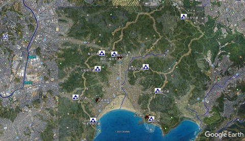 鎌倉城塞網 国立歴史民俗博物館を参考 久良岐のよし
