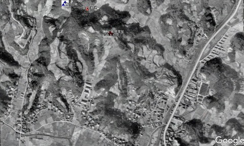 不動池周辺地形写真 久良岐のよし