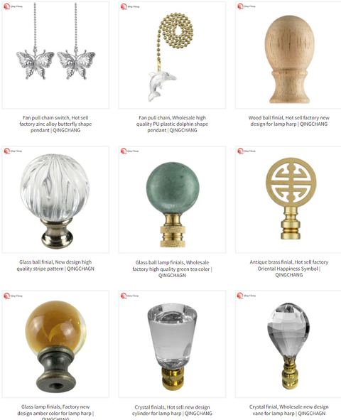 fan lamp table lamp pull parts