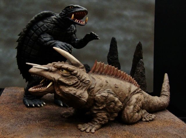 懐かしの昭和特撮・ガメラ・ジャイガー・ジグラセット バンダイ 大映怪獣 ガメラシリーズ ジグラ (ガメラ対深海怪獣ジグラ