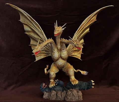 ダイモス　キングギドラ　ガレージキット　未組立　現状品 キングギドラ1991 網走決戦 !! : フクロムシ＆コブクロムシ怪獣