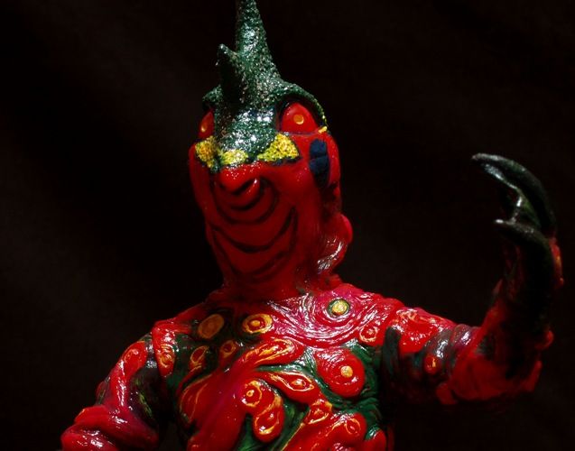 第45話「円盤が来た」サイケ宇宙人 ペロリンガ星人 : フクロムシ怪獣