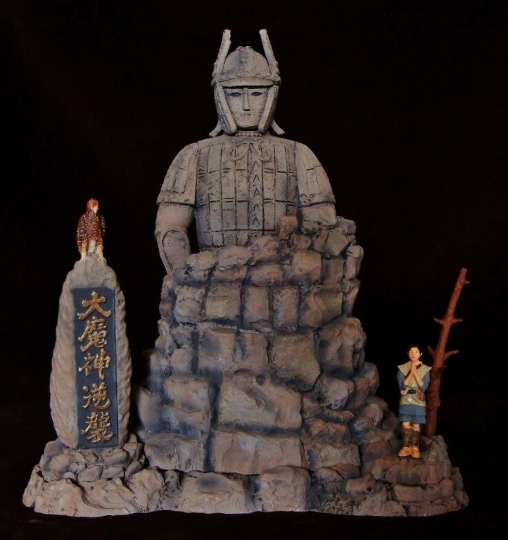 激レア1966年刻印有り　当時物？大魔神フィギュア 3体セット20センチ程 Yahoo!オークション - 当時物 希少 マルサン 大魔神 1966 ソフビ 検 ブ