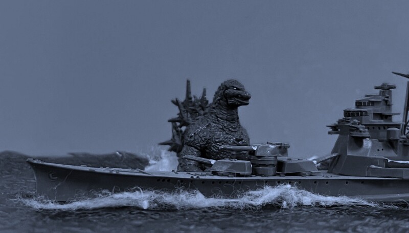 東宝怪獣コレクション.ゴジラ1.0＆重巡高雄 大迫力の頭部モデル！「東宝怪獣コレクション」シリーズに