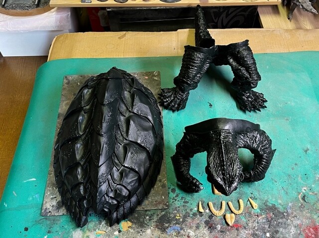 ガメラⅡ 3尺モデル 製作開始 : フクロムシ&コブクロムシ怪獣 ガメラⅡ 3尺モデル 製作開始 : フクロムシ&コブクロムシ怪獣
