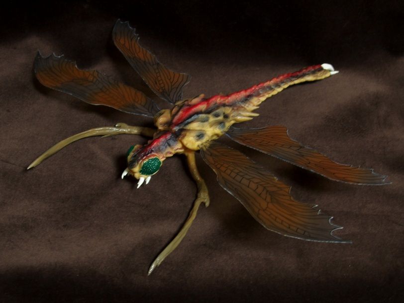 古代トンボ タマゴ⇒メガヌロン⇒メガニューラ : フクロムシ怪獣