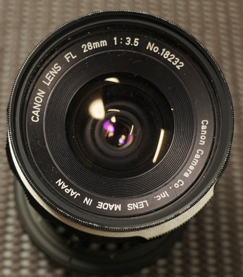CANON FL 28 1:3.5広角レンズ CANON FL 28 1:3.5広角レンズ Canon FL 28mm f/3.5 Wide Angle