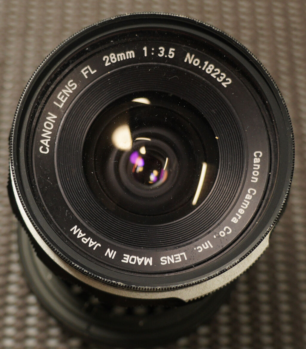 CANON FL 28 1:3.5広角レンズ CANON FL 28 1:3.5広角レンズ Canon FL 28mm F/3.5 | LENS-DB.COM
