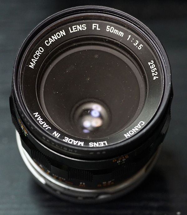 レンズレビュー】MACRO CANON LENS FL 50mm/F3.5 : 竜門寺ユカラさんの