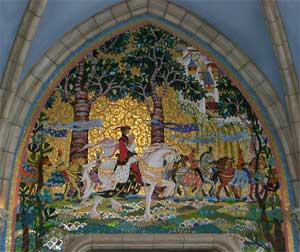 ディズニーランド シンデレラ城 壁画５枚目 ディズニーの楽しい情報ブログ