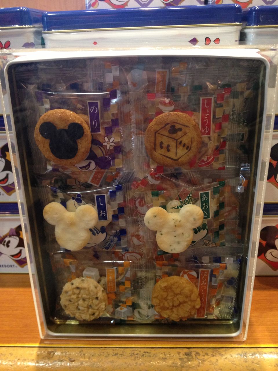 ディズニーランド アソーテッド ライスクラッカー おせんべい ミッキー 価格 ディズニーランド お菓子大王