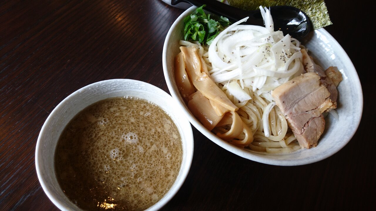 支那そば無双庵 つけめん煮干し特盛り 一味があう 山形市 山形ランチdeウバーレ 支那そば無双庵 つけめん煮干し特盛り 一味があう 山形市 山形ランチdeウバーレ