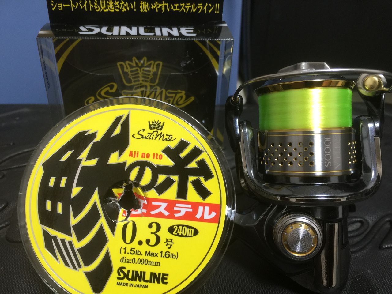 アジング用エステルライン 伸びが気になるけど 鯵の糸 導入 りゅうのじ の Life Is A Carnival