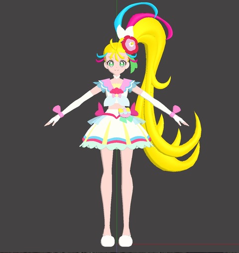 キャンバスアート　キュアサマー トロピカル～ジュ！プリキュア】アクリルアートボード『Shining