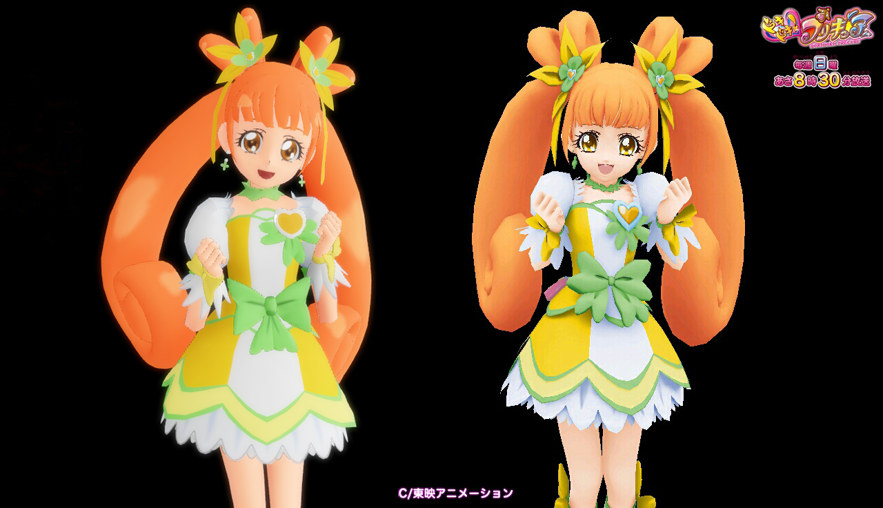 ロゼッタ比較 ｍｍｄプリキュア