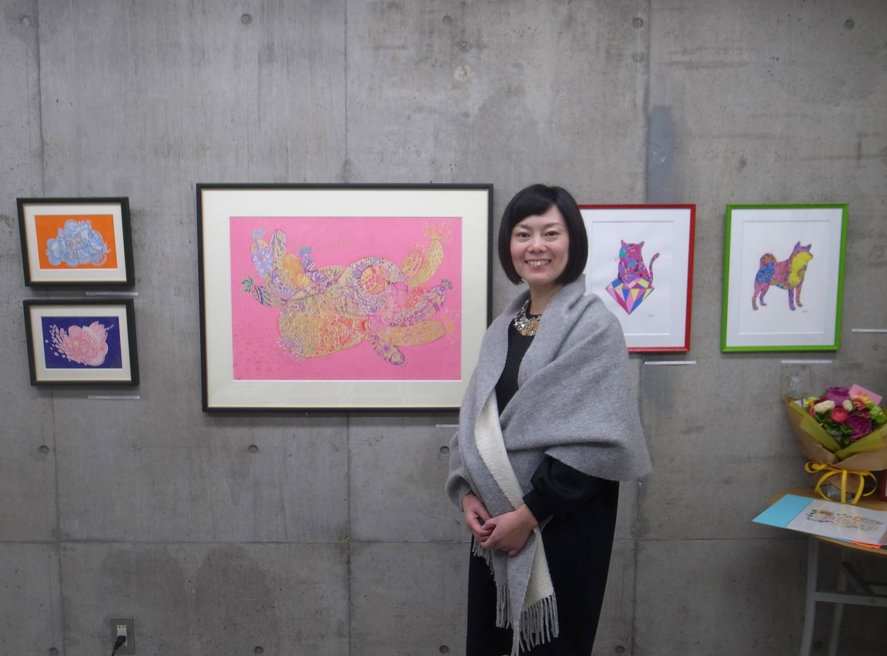 展覧会の案内：郷さとこ作品展 : Adam isn 