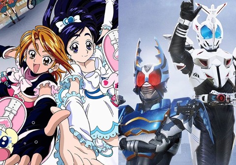 「萌えキャラ目的でプリキュア見てる男」VS「イケメン目的で仮面ライダー見てる女」