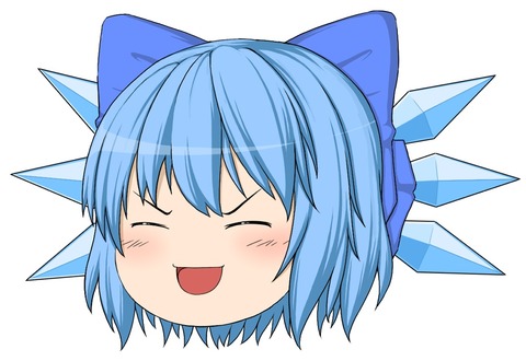 ゆっくりチルノ笑