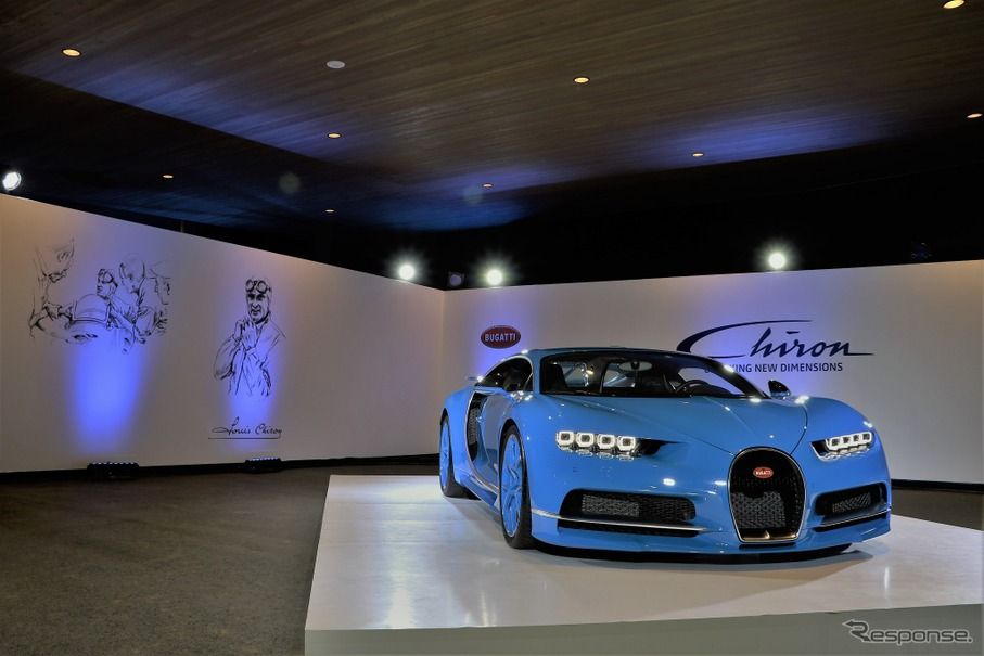 最高速度4km H 価格3億円 ブガッティ シロン 日本初公開 H Dream