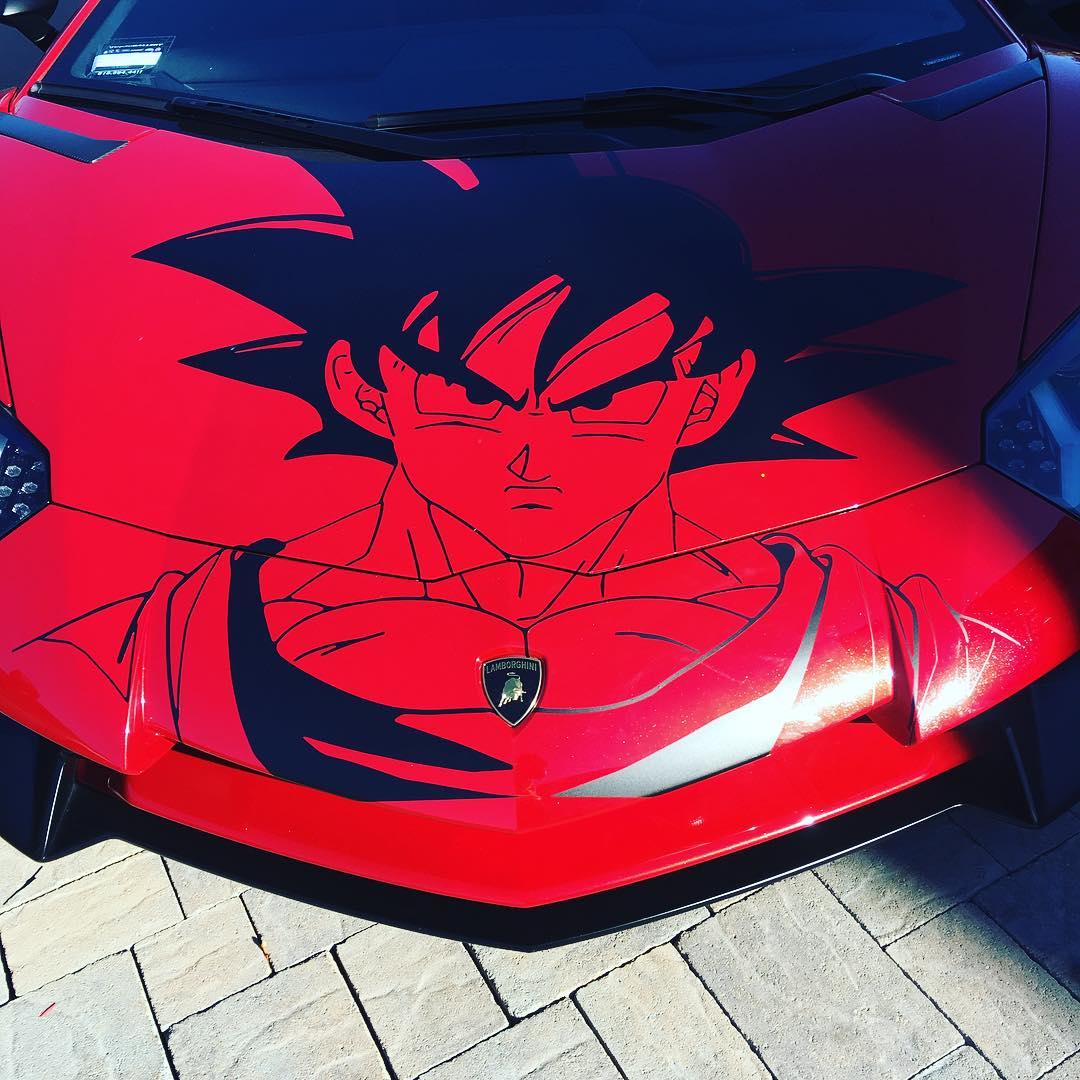 人気歌手クリス ブラウン 愛車ランボルギーニをドラゴンボールの痛車に 熱狂的な日本のアニメファンとしても有名 H Dream 人気歌手クリス ブラウン 愛車ランボルギーニをドラゴンボールの痛車に 熱狂的な日本のアニメファンとしても有名 H Dream