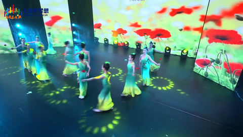 第六届七彩星梦想——金叶舞蹈《如花的女孩》 : 舞蹈走光