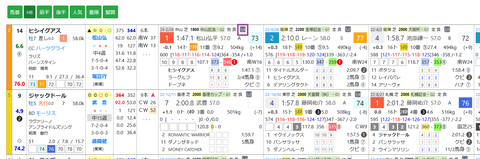 ヒシイグアス（「対戦成績」）