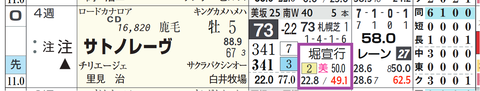 サトノレーヴ（堀厩舎）
