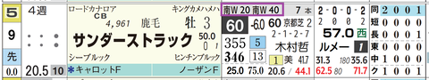 サンダーストラック（「追切指数」）