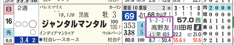 ジャンタルマンタル（高野厩舎）