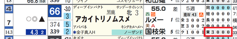 アカイトリノムスメ（「コース実績」）