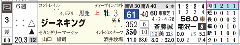 ジーネキング（「距離実績」）