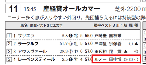 レーベンスティール（サンスポ