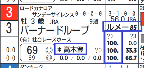 バーナードループ(ルメール騎手)